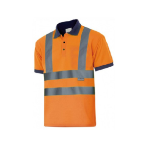 Polo bicolor manga corta