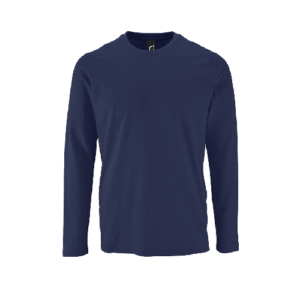 Camiseta cuello redondo manga larga